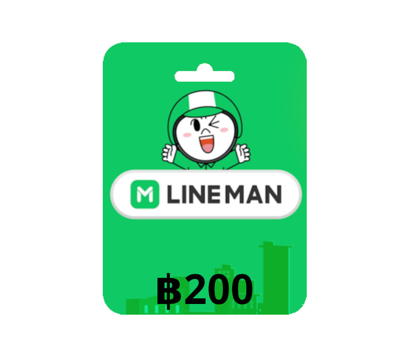 Line Man Delivery THB 200 Подарочная карта TH