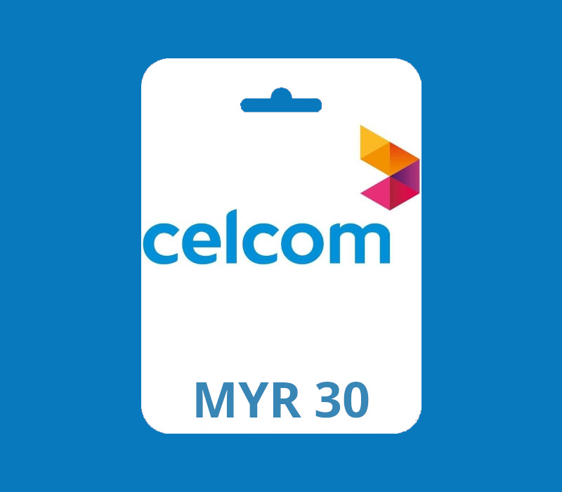 Celcom MYR 30 Подарочная карта MY