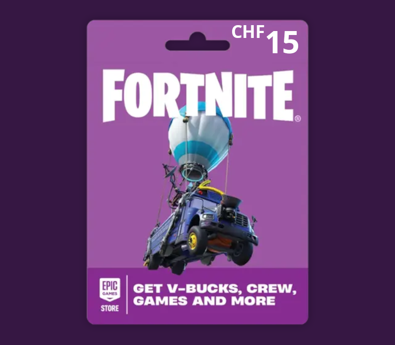 Fortnite CHF 15 PC Epic Games Подарочная карта CH
