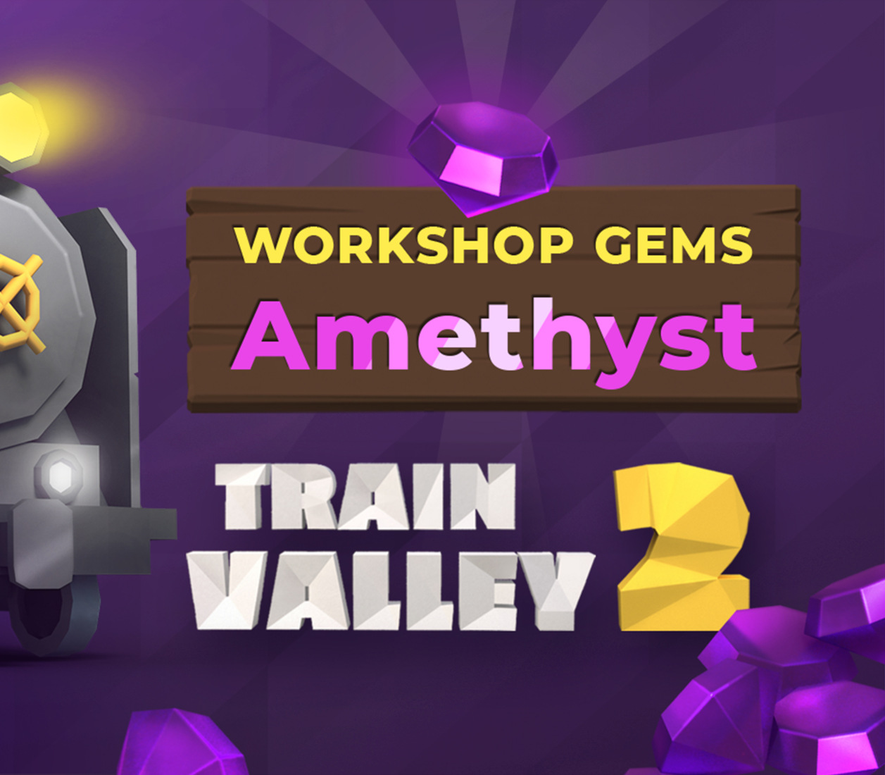 Train Valley 2: Workshop Gems - Amethyst DLC PC Steam Ключ