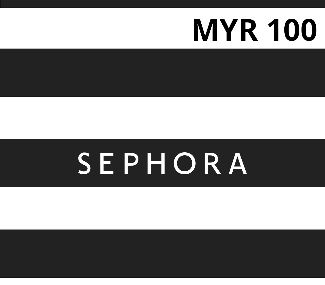 Sephora MYR 100 Подарочная карта MY