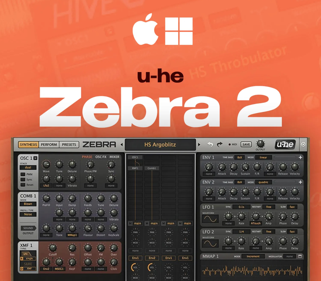 u-he Zebra 2 PC/MAC Ключ