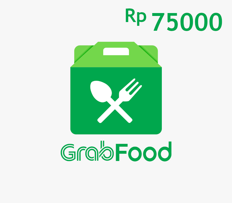 Grab Food IDR 75000 Подарочная карта ID