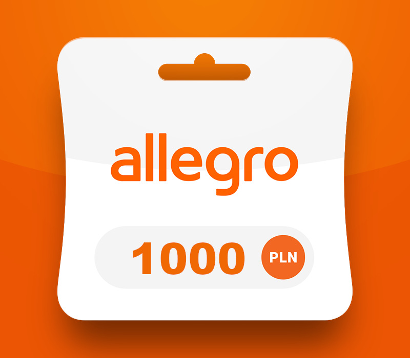 Allegro PLN 1000 Подарочная карта PL