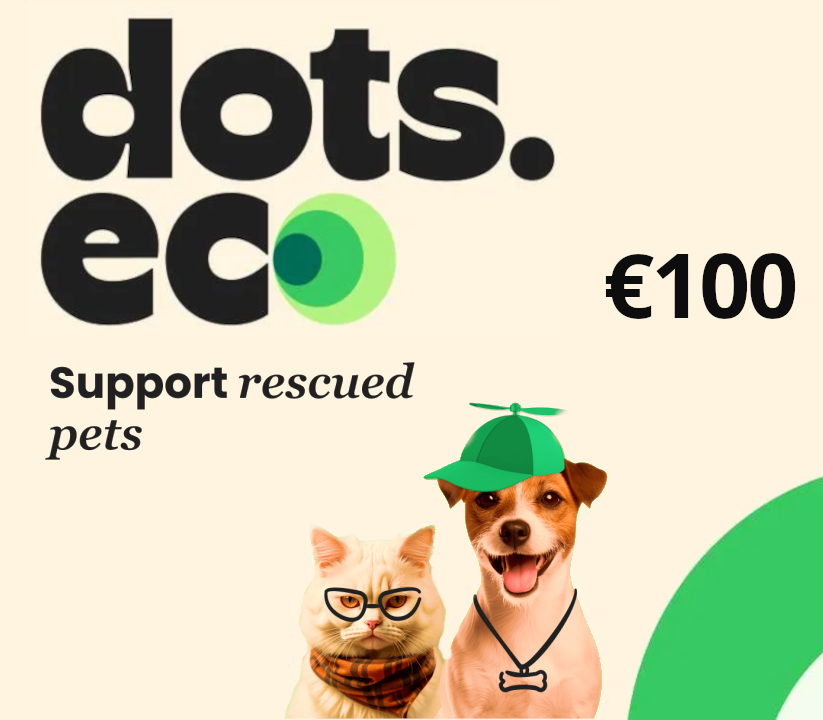 Dots.eco - Support Rescued Pets EUR 100 Подарочная карта DE