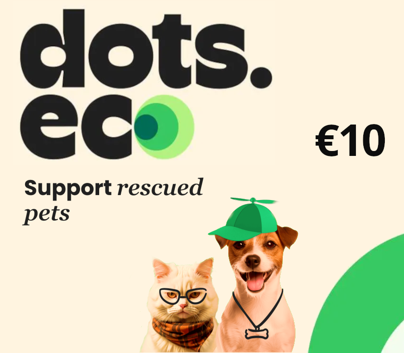 Dots.eco - Support Rescued Pets EUR 10 Подарочная карта NL