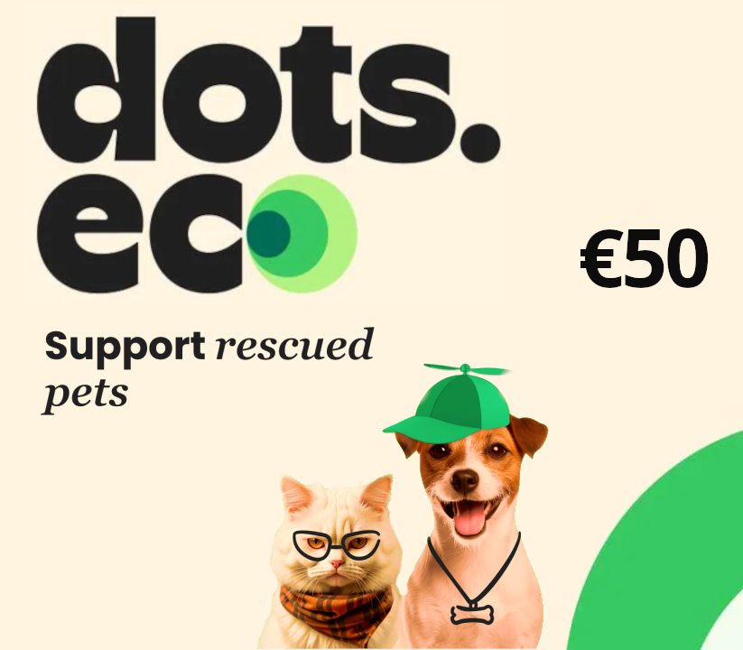 Dots.eco - Support Rescued Pets EUR 50 Подарочная карта IE