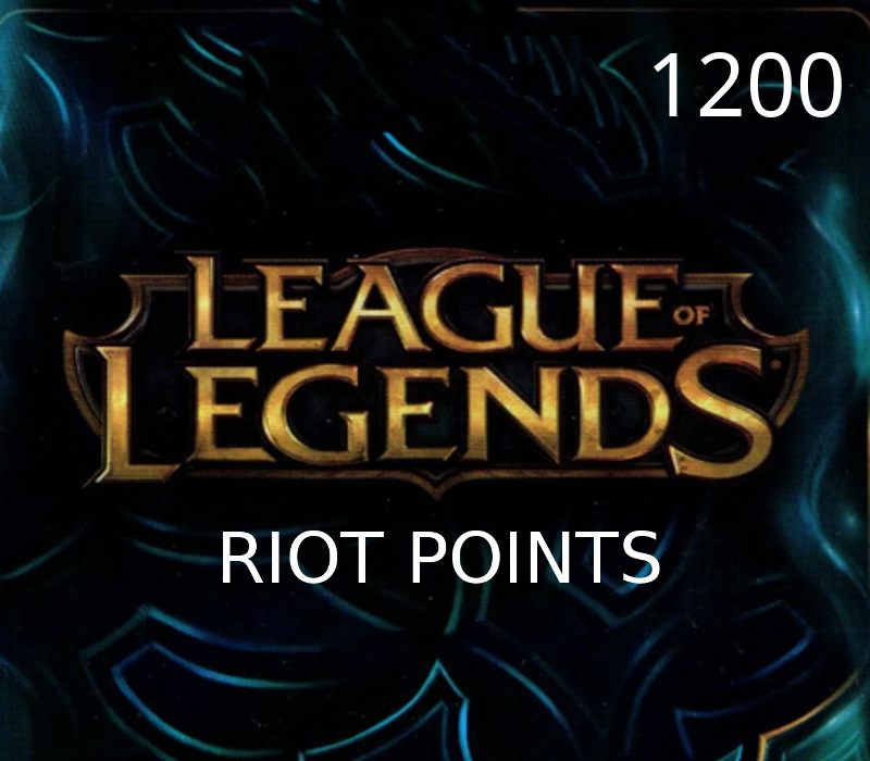 League of Legends 1200 RP Предоплаченная карта US