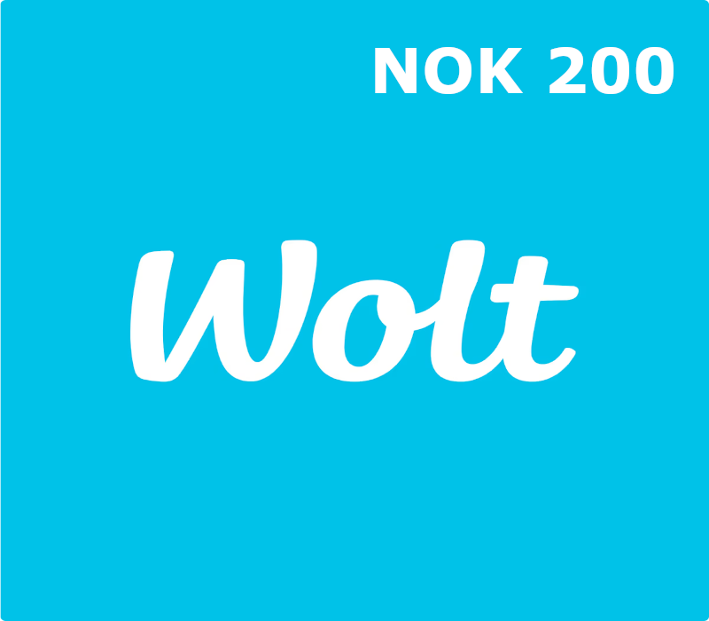 Wolt NOK 200 Подарочная карта NO