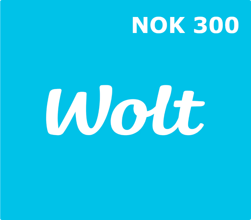 Wolt NOK 300 Подарочная карта NO