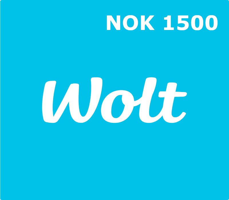 Wolt NOK 1500 Подарочная карта NO