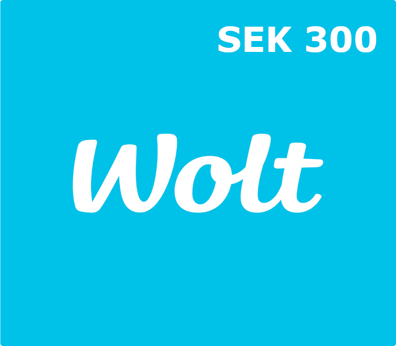 Wolt SEK 300 Подарочная карта SE