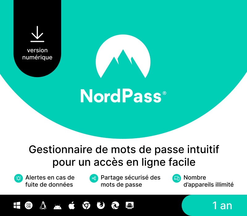 NordPass Premium FR Ключ (1 Year / Unlimited Devices)