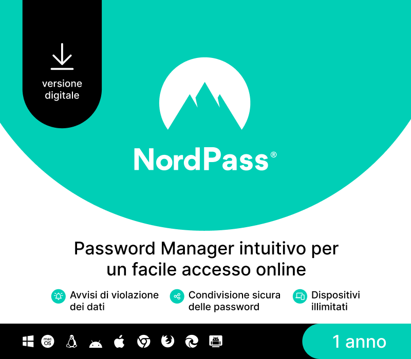 NordPass Premium IT Ключ (1 Year / Unlimited Devices)