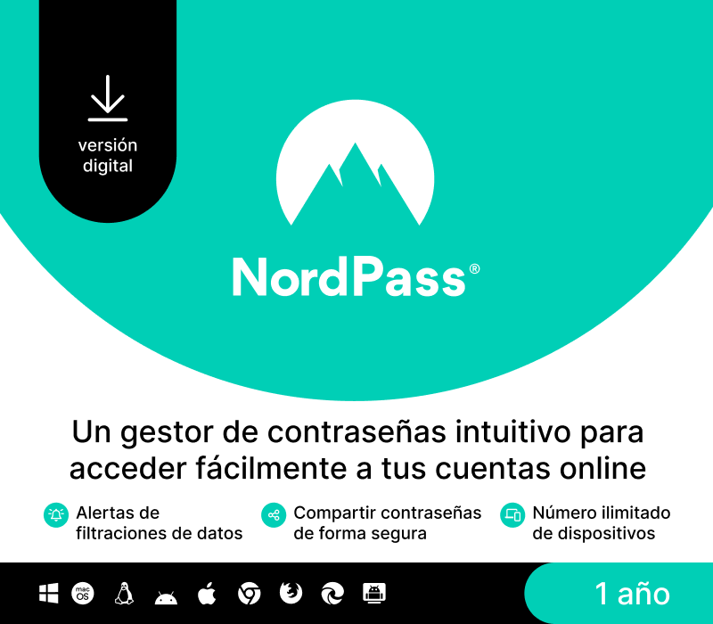 NordPass Premium ES Ключ (1 Year / Unlimited Devices)