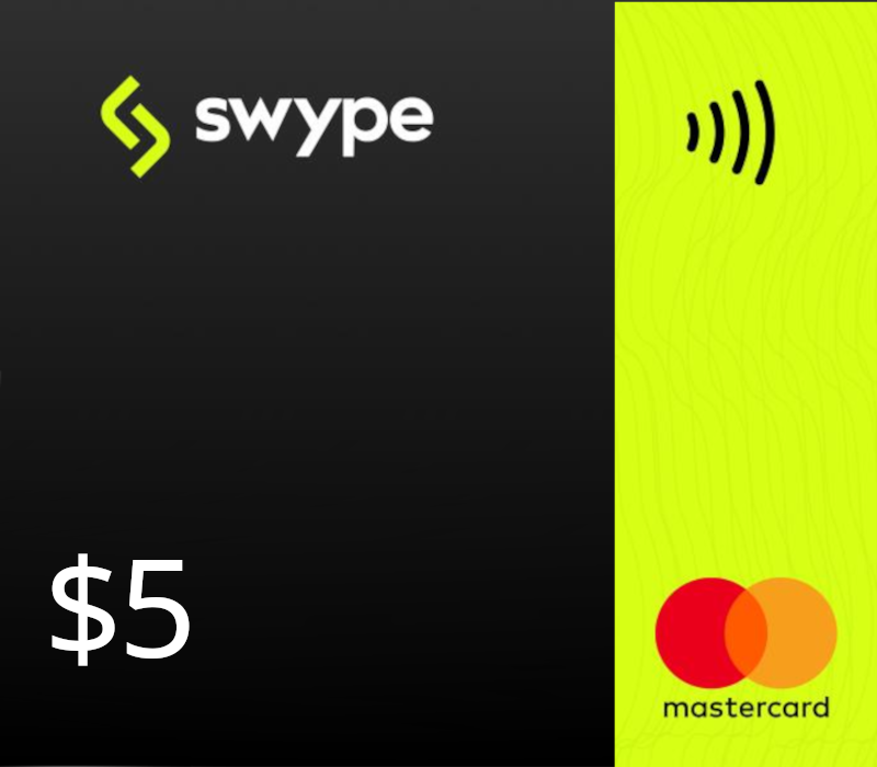 Swype Mastercard USD 5 Подарочная карта