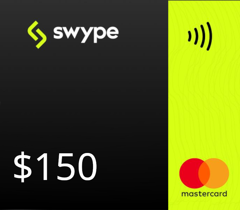 Swype Mastercard USD 150 Подарочная карта