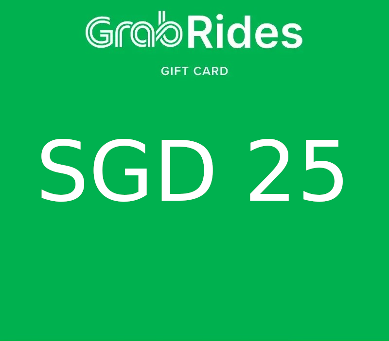 Grab Rides SGD 25 Подарочная карта SG