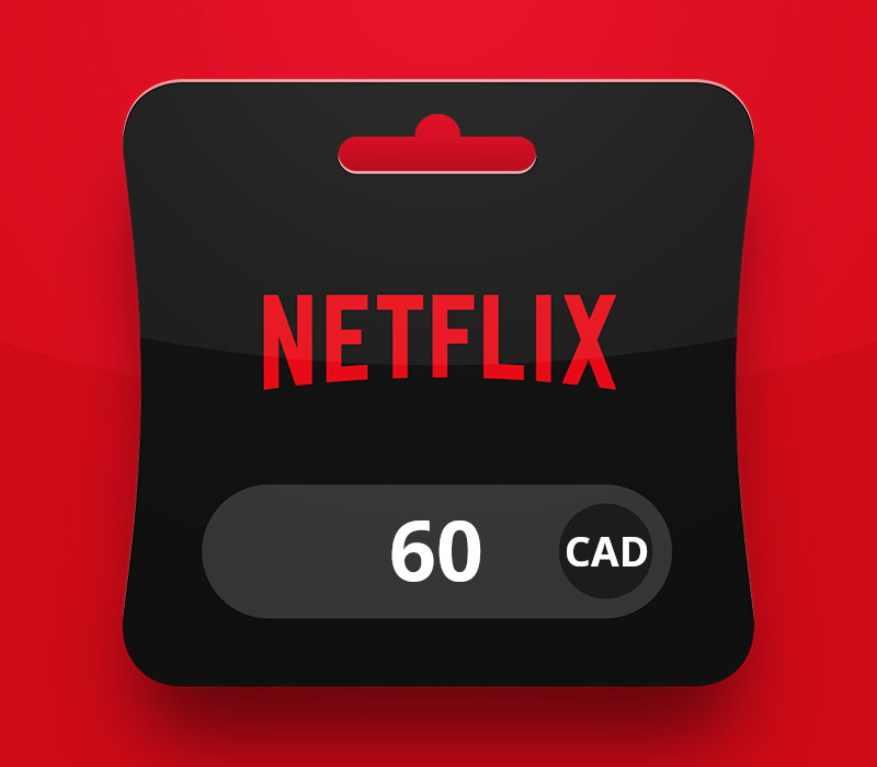 Netflix CAD 60 Подарочная карта CA