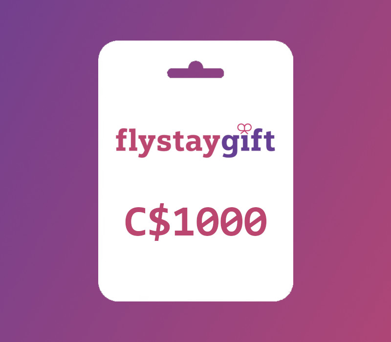 FlystayGift CAD 1000 Подарочная карта CA