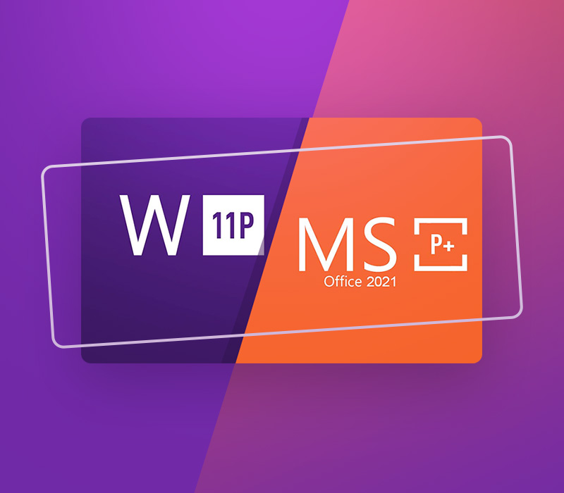 MS Office 2021 Professional Plus Retail & Windows 11 Professional Retail Набор Ключ
