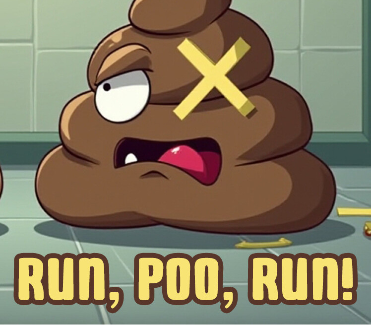 Run, Poo, Run! PC Steam Ключ