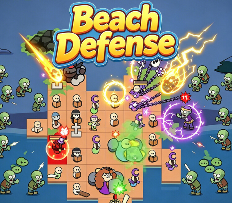 Beach Defense: Zombie Invasion PC Steam Ключ