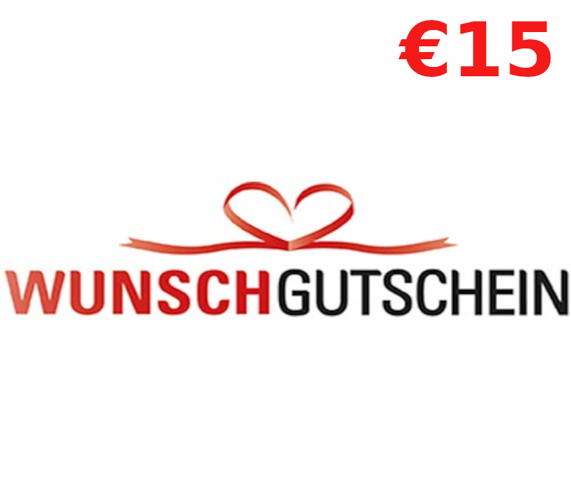 Wunschgutschein EUR 15 Подарочная карта DE