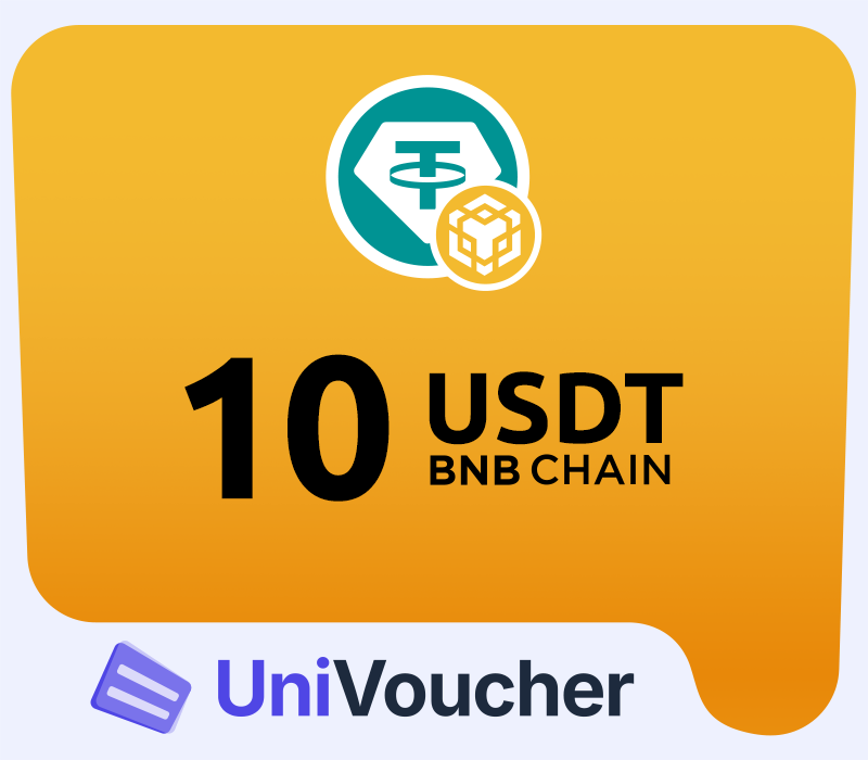 UniVoucher 10 USDT on BNB Chain Подарочная карта