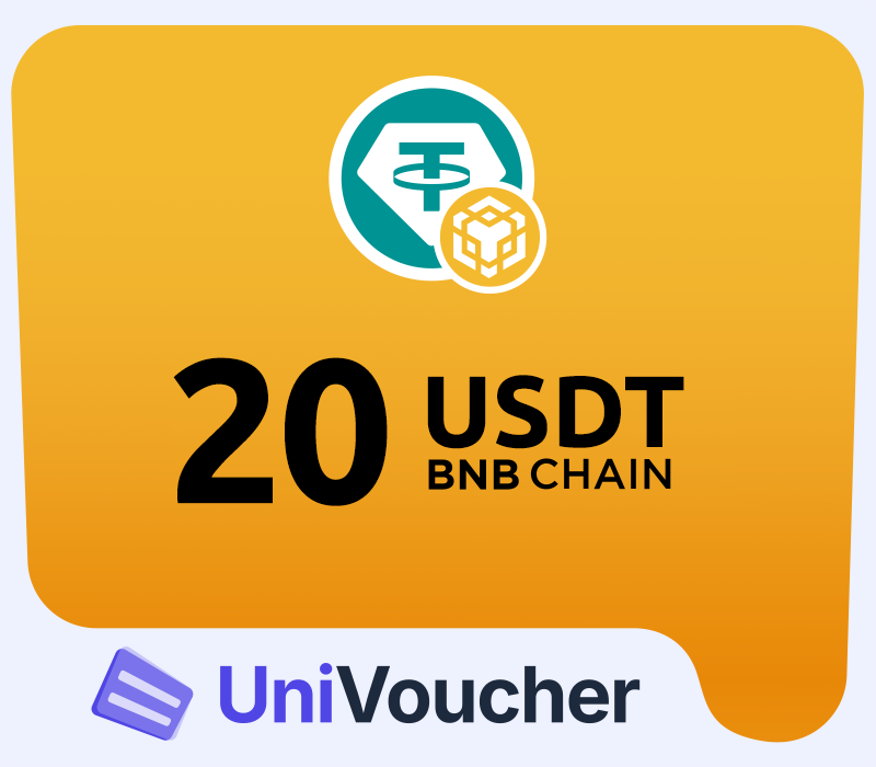 UniVoucher 20 USDT on BNB Chain Подарочная карта