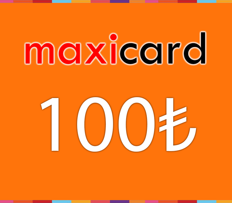 MaxiCard ₺100 Карта пополнения TR