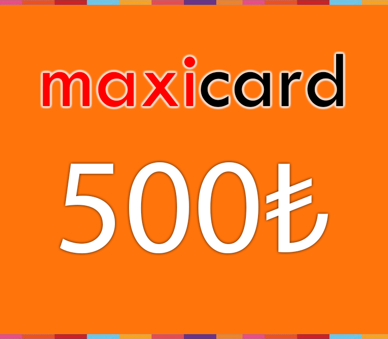 MaxiCard ₺500 Карта пополнения TR