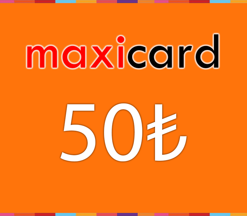 MaxiCard ₺50 Карта пополнения TR