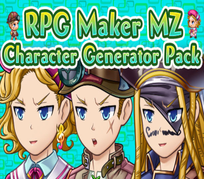 RPG MAKER MZ - Character Generator Pack DLC PC Steam Ключ