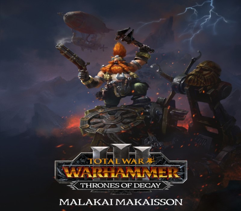 Total War: WARHAMMER III - Malakai – Thrones of Decay DLC PC Steam Ключ