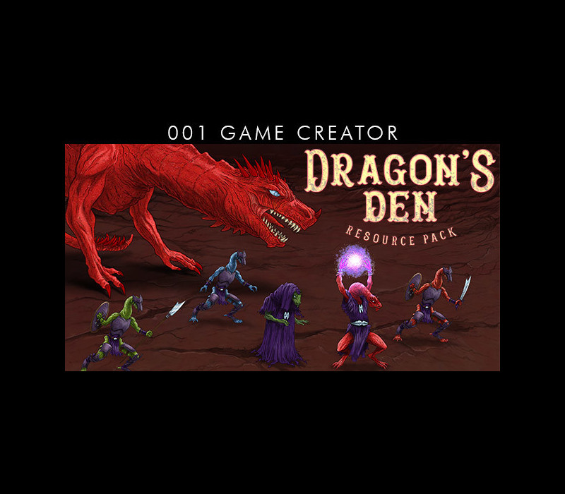 001 Game Creator - Dragon's Den Resource Pack DLC Steam Ключ