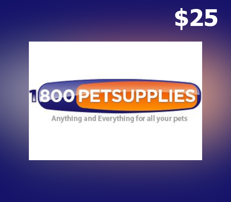 1-800-PetSupplies $25 Подарочная карта US