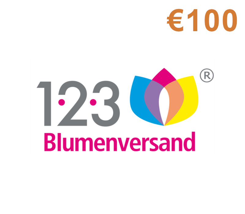 123 Blumenversand €100 Подарочная карта DE
