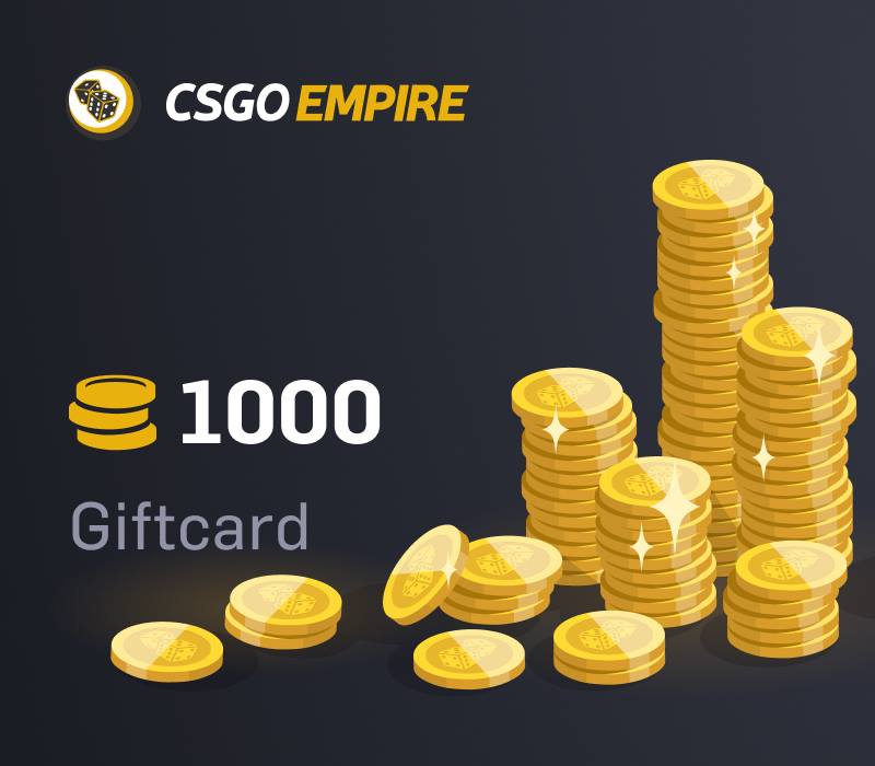 CSGOEmpire 1000 Coin Подарочная карта