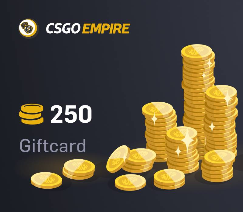 CSGOEmpire 250 Coin Подарочная карта