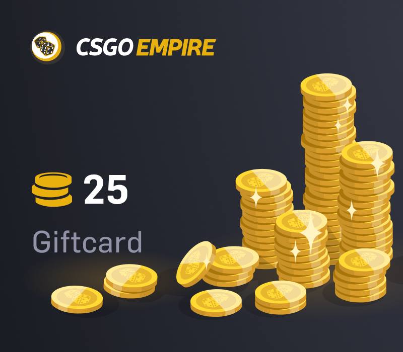 CSGOEmpire 25 Coin Подарочная карта