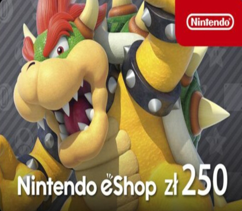Nintendo eShop Предоплаченная карта PLN 250 Ключ PL