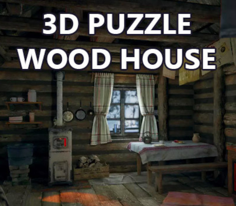 3D PUZZLE - Wood House Steam Ключ