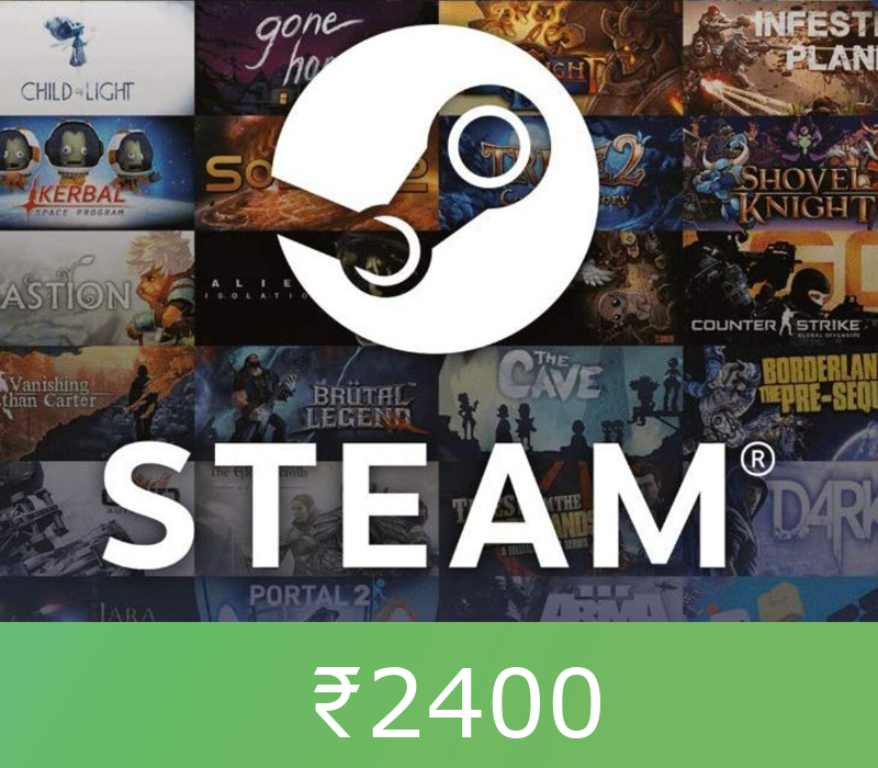 Steam Подарок Карта ₹2400 INR Global Код активации