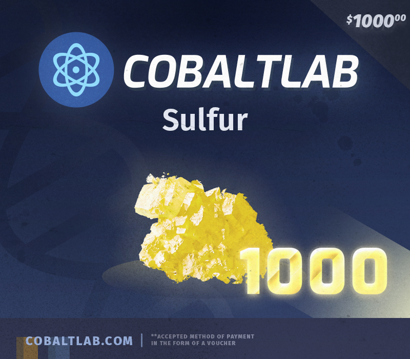 Cobaltlab.tech 1000 Sulfur Подарочная карта