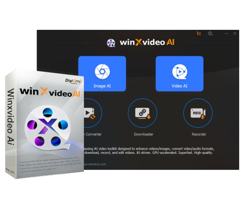 Winxvideo AI Ключ (1 Year / 3 PCs)