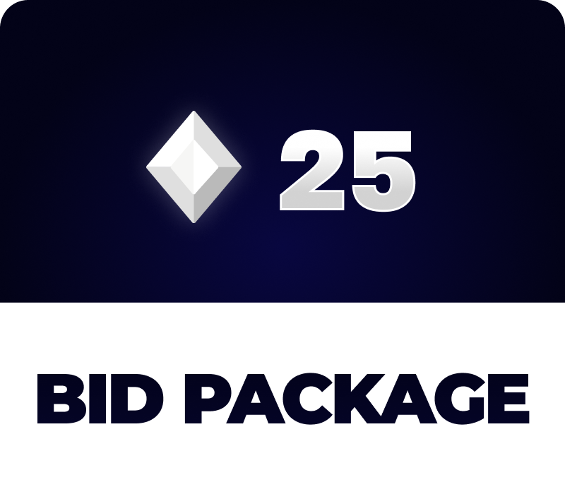 SkinAuctions 25 Bids Package
