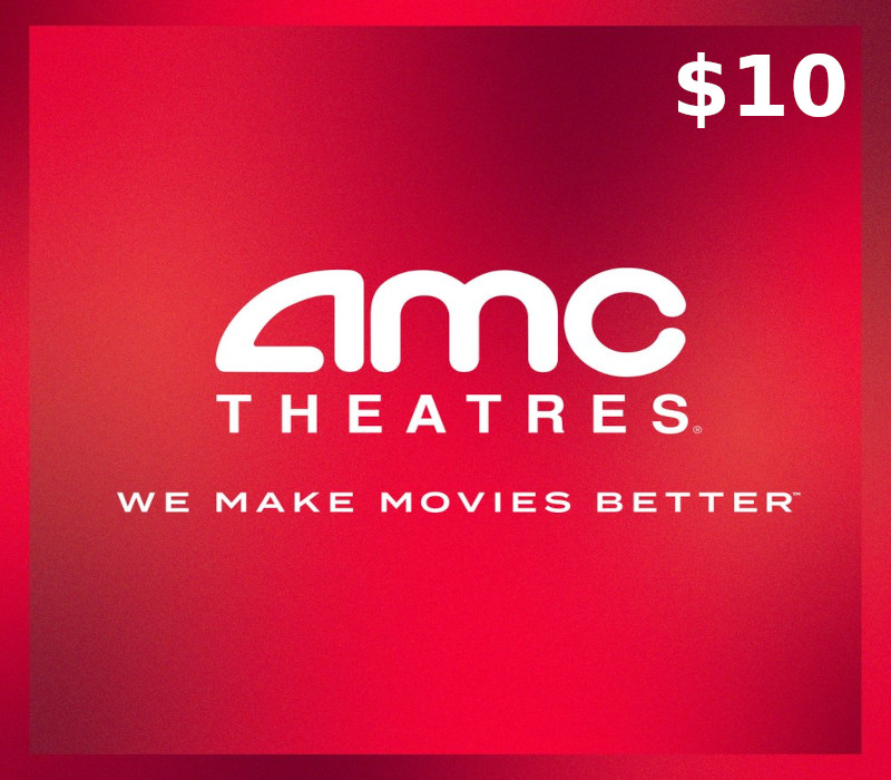 AMC Theatres $10 Подарочная карта US