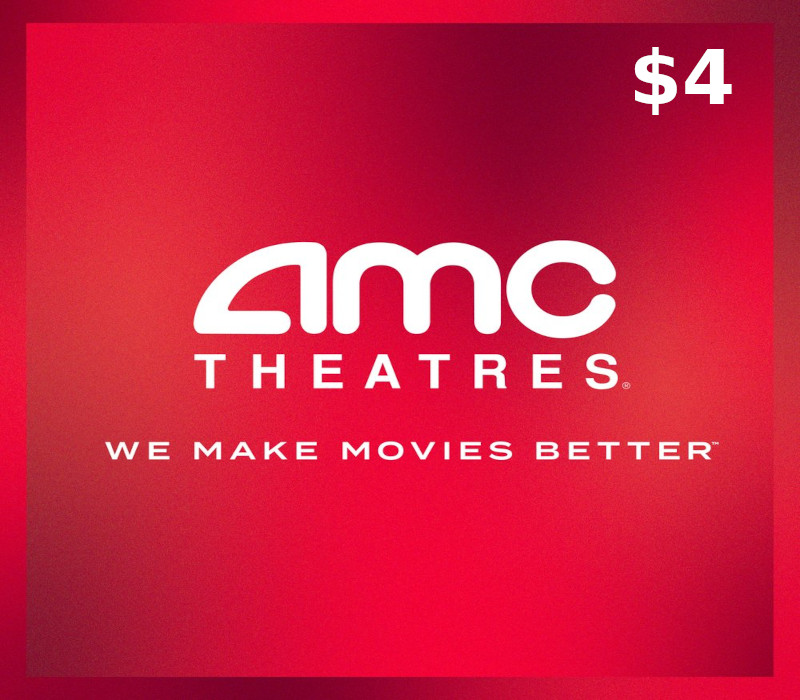 AMC Theatres $4 Подарочная карта US