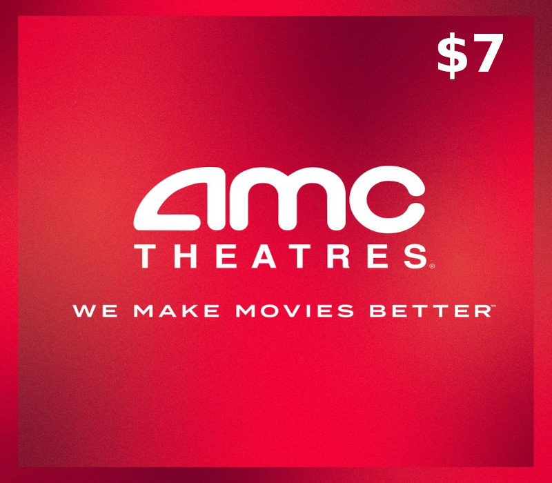 AMC Theatres $7 Подарочная карта US